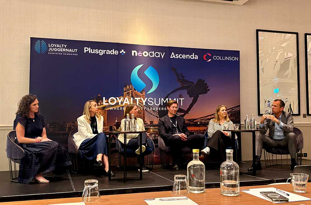 A group of loyalty professionals discussing the future of customer relationships all over the world.