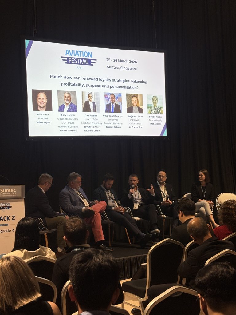 Panel discussion at the aviation Festival Asia