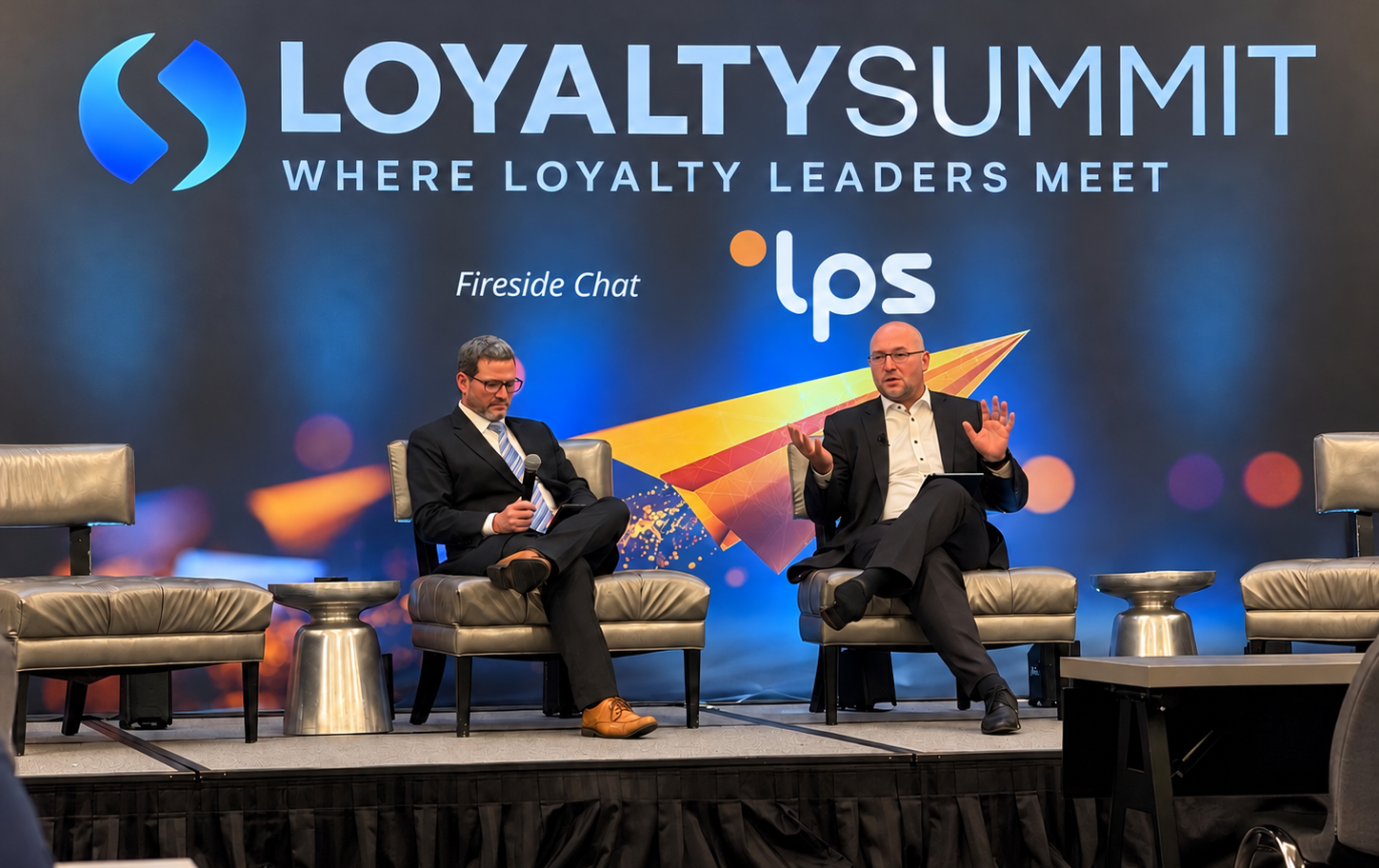 **Alt tag:** `LPS Fireside Chat at Loyalty Summit Americas Chicago 2026 on loyalty program economics and customer engagement`