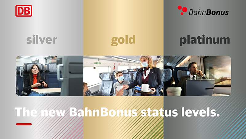 The three new BahnBonus status levels